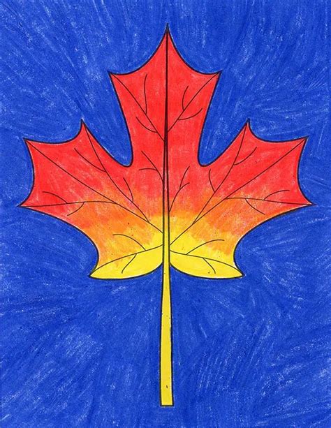 maple leaf drawing|maple leaf drawing realistic.